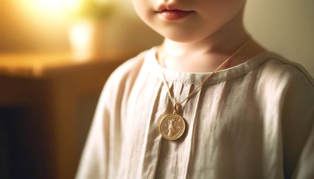 Le rôle de la médaille de baptême dans le rite du baptême